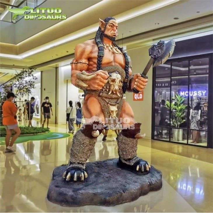4Fiberglass League of Heroes Sculpture(001)